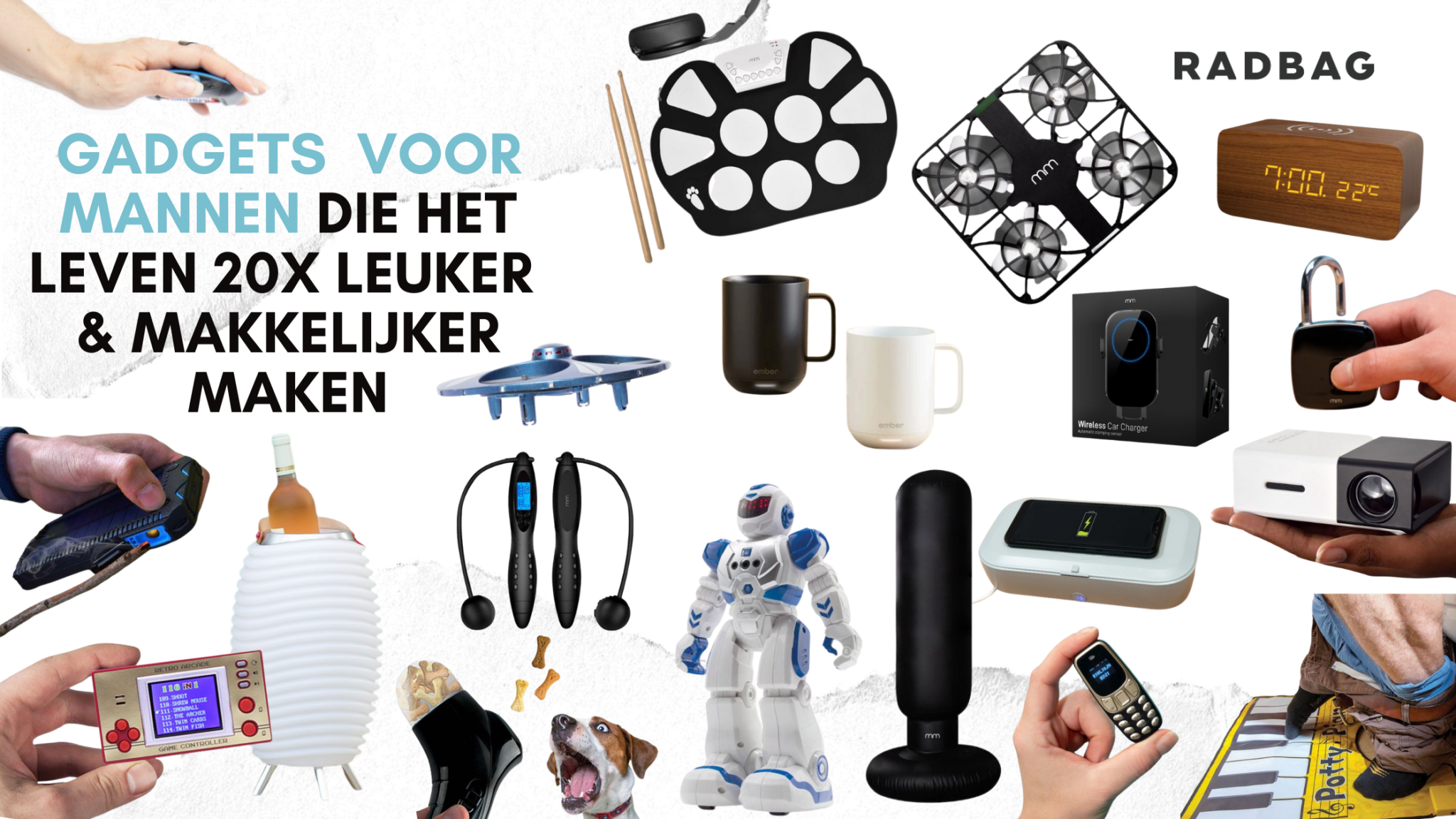 Gadgets voor mannen die het leven 20x leuker en makkelijker maken