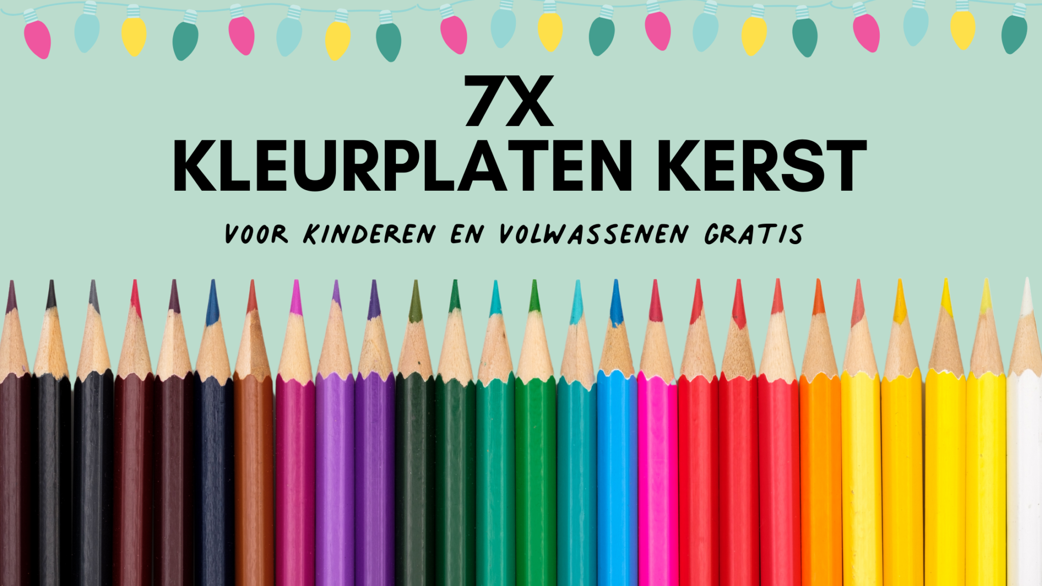 7 Kleurplaten Kerst voor kinderen en volwassenen