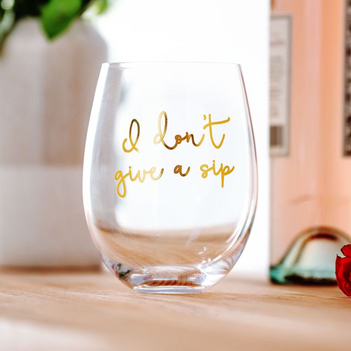 Afsnijden Of later Vermelding Groot Wijnglas 'I Don't Give A Sip'