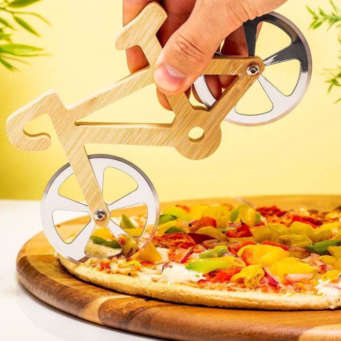 Fiets pizzasnijder